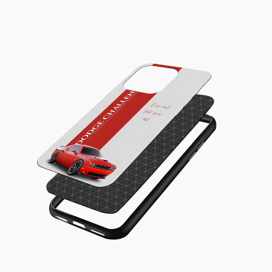 Dodge Challenger Red Muscle Car iphone case