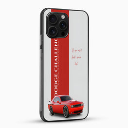 Dodge Challenger Red Muscle Car mobile cover