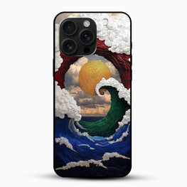 Cosmic Ocean Wave Artistic Phone Case