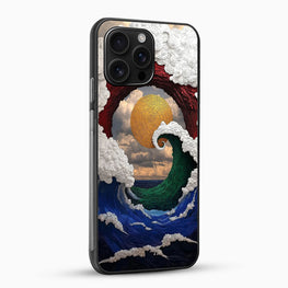 Cosmic Ocean Wave Artistic Mobile Cover