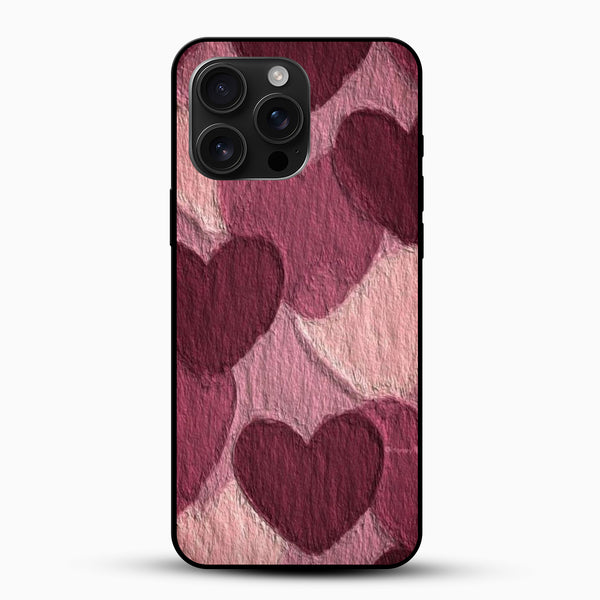Romantic Heart Pattern Phone Case
