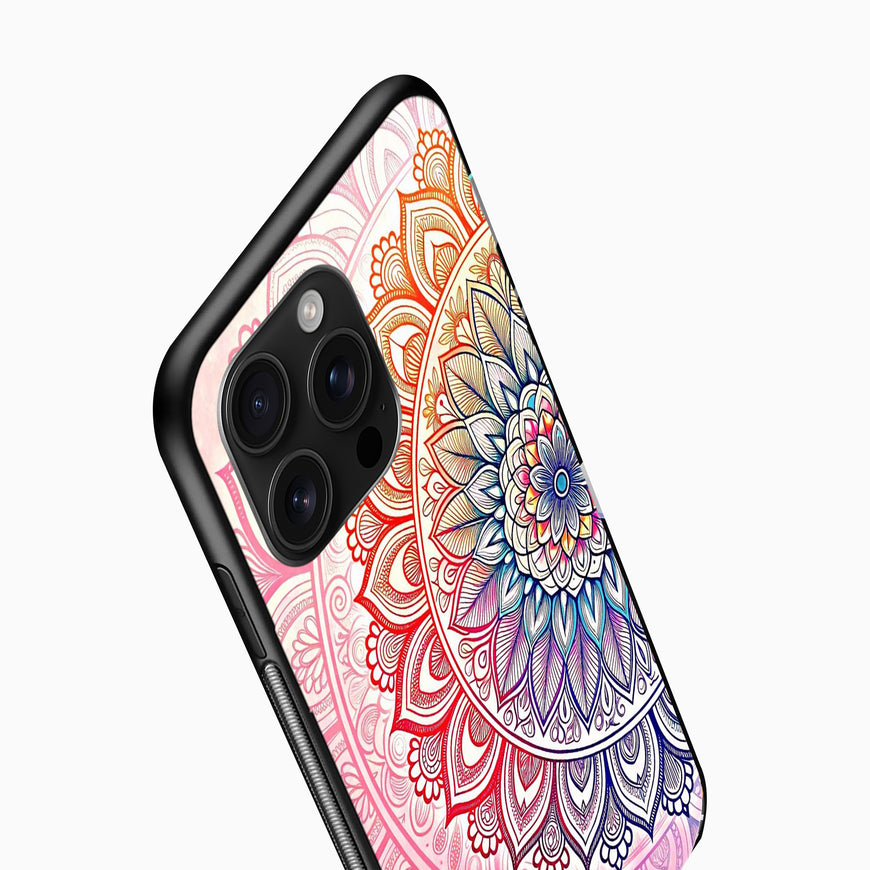 Boho Rainbow Mandala Art Premium Mobile Cover