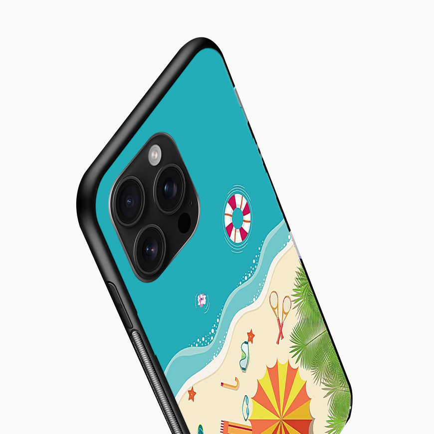Tropical Beach Vibes Printed mobile cover
