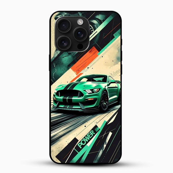 Green Racer Power Drift Phone Case