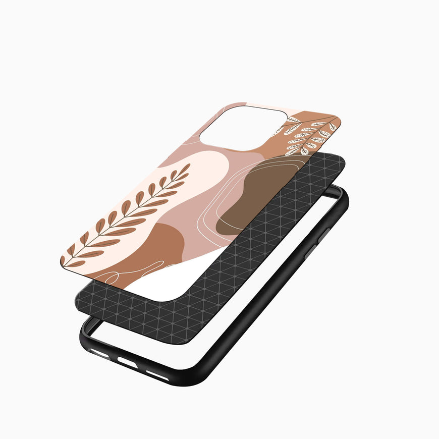 Abstract Leaf Art iPhone cover