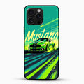 Neon Mustang Speed Racer Phone Case