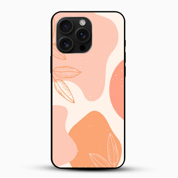 Peach Leaf Art Phone Case