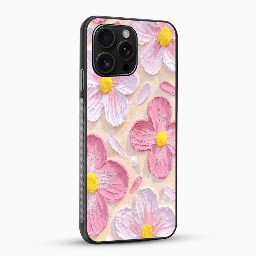 Pink Floral Art Phone Case