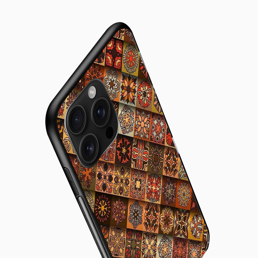 Ethnic Mosaic Pattern mobile cover