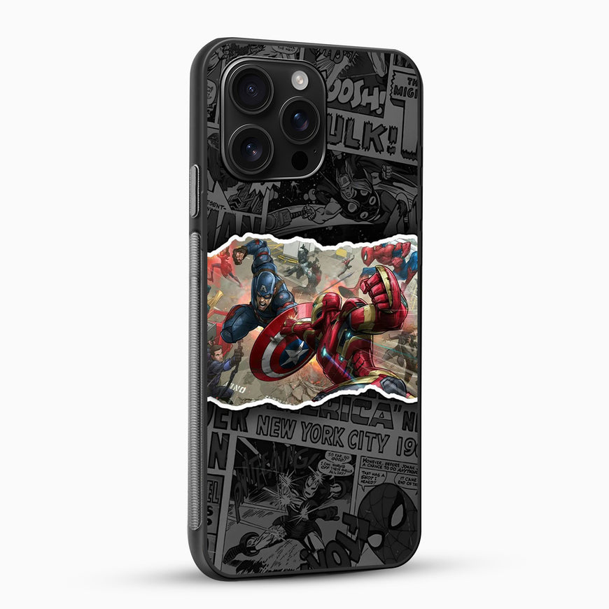 Captain America vs Iron Man Phone Case