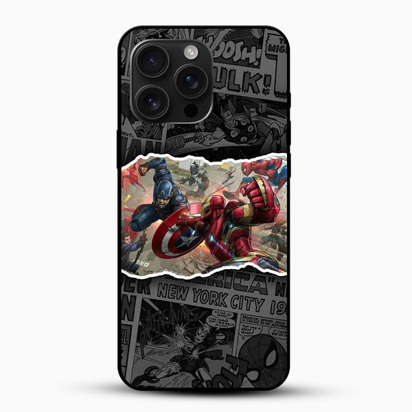 Captain America vs Iron Man Phone Case