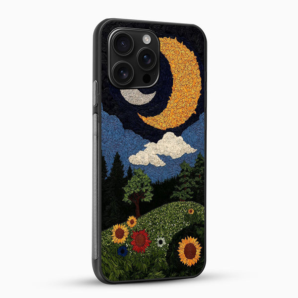 Starry Night Meadow Mobile Cover
