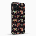 Ethnic Elephant Pattern Mobile Cover