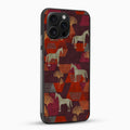 Vintage Horse Pattern Mobile Cover