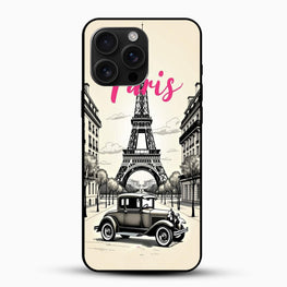 Paris Vintage Car Mobile Cover