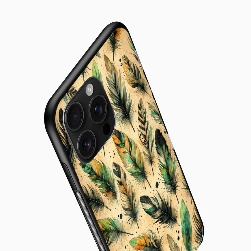 Feather Pattern mobile cover