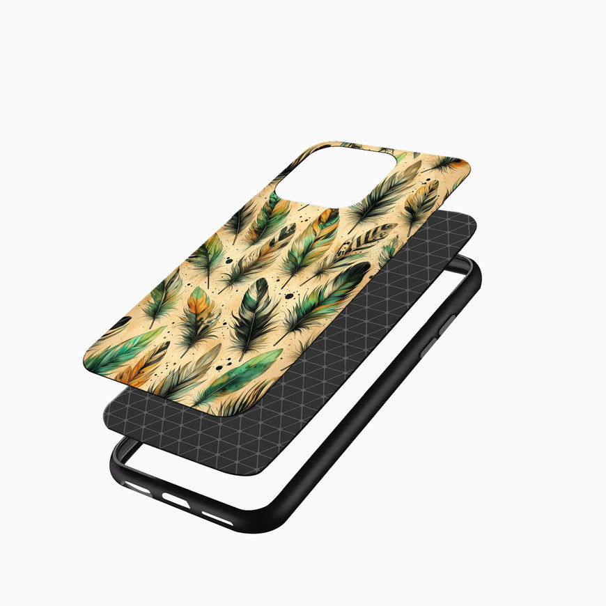 Feather Pattern iPhone Case