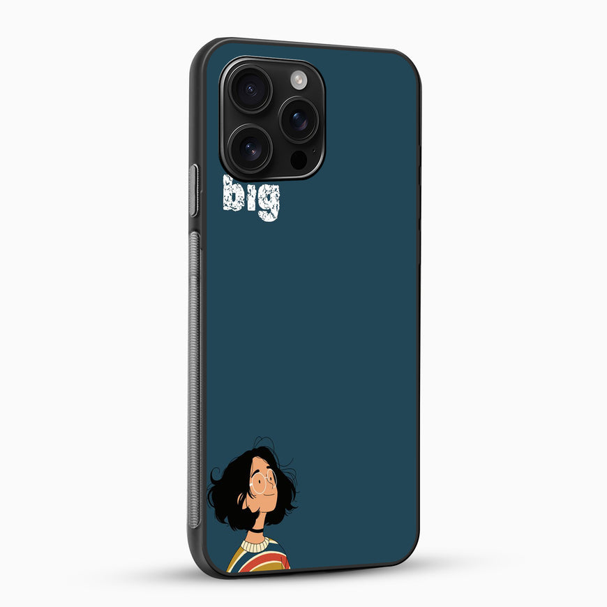 Minimal Character Quote Phone Case