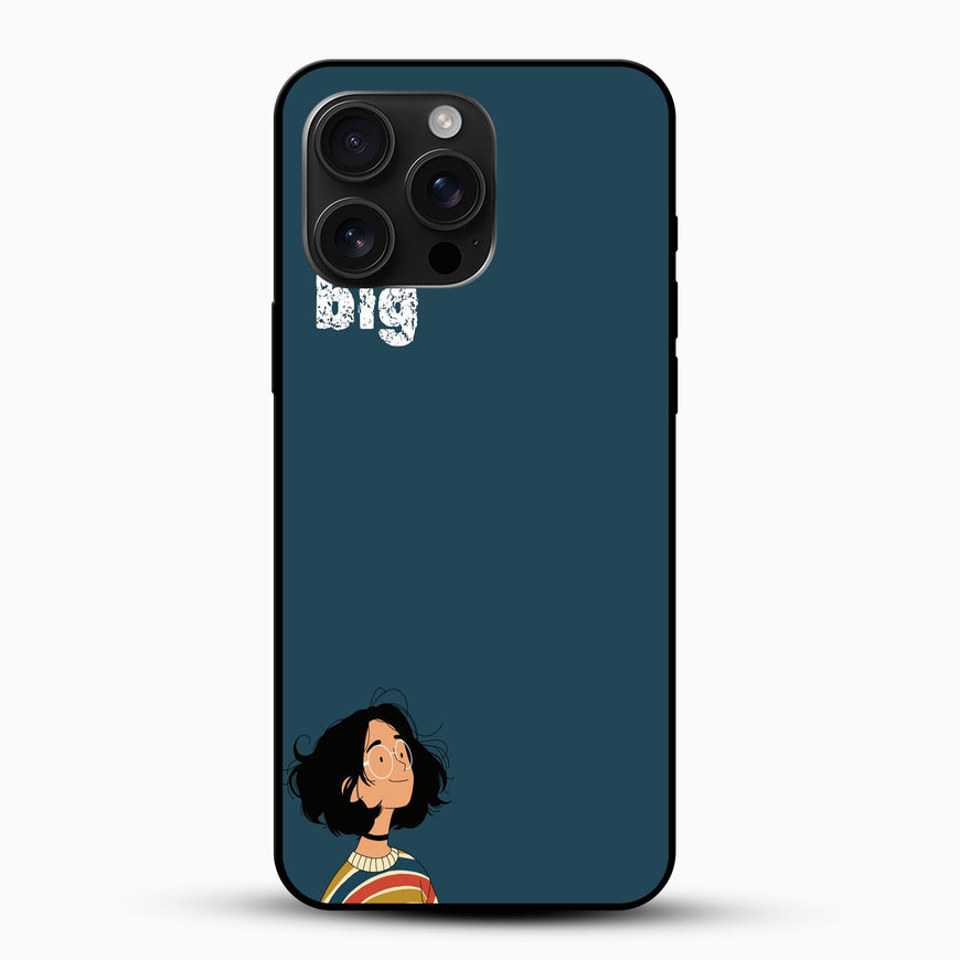 Minimal Character Quote Phone Case