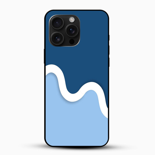 Minimal Blue Wave Phone Case
