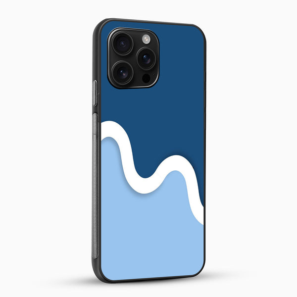 Minimal Blue Wave Phone Case