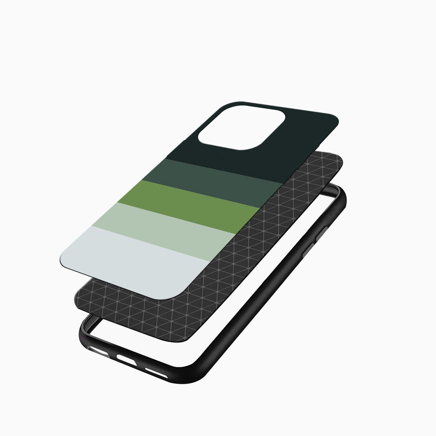 Gradient Block Pattern iPhone Cover