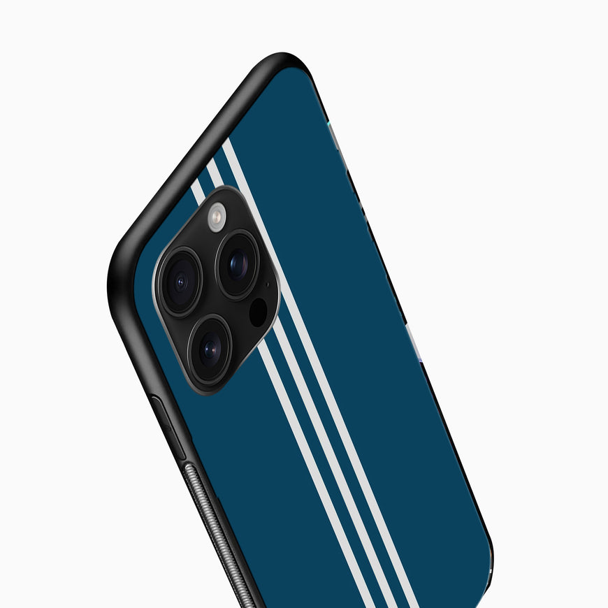 Navy Blue Stripe mobile cover