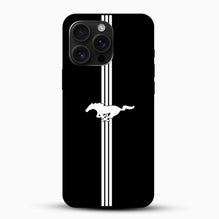 Black Mustang Phone Case
