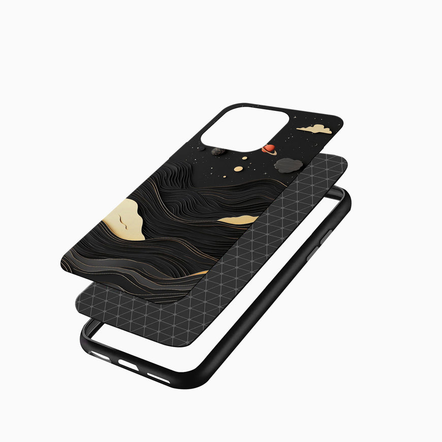 Cosmic Waves iPhone cover