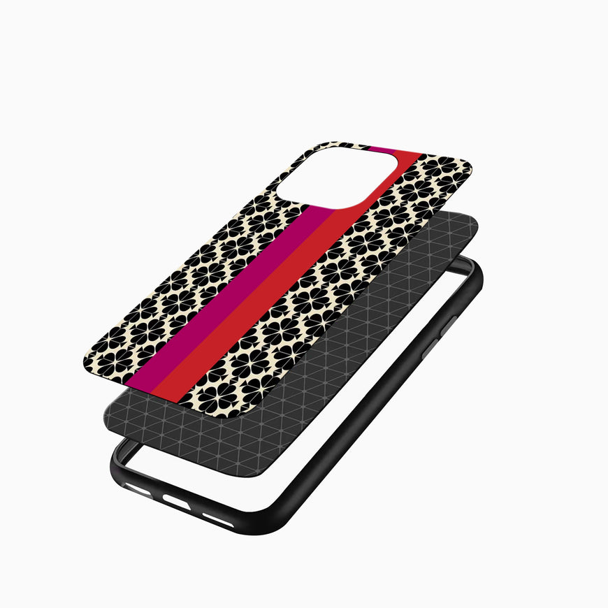 Geometric Luxe Stripes iPhone cover