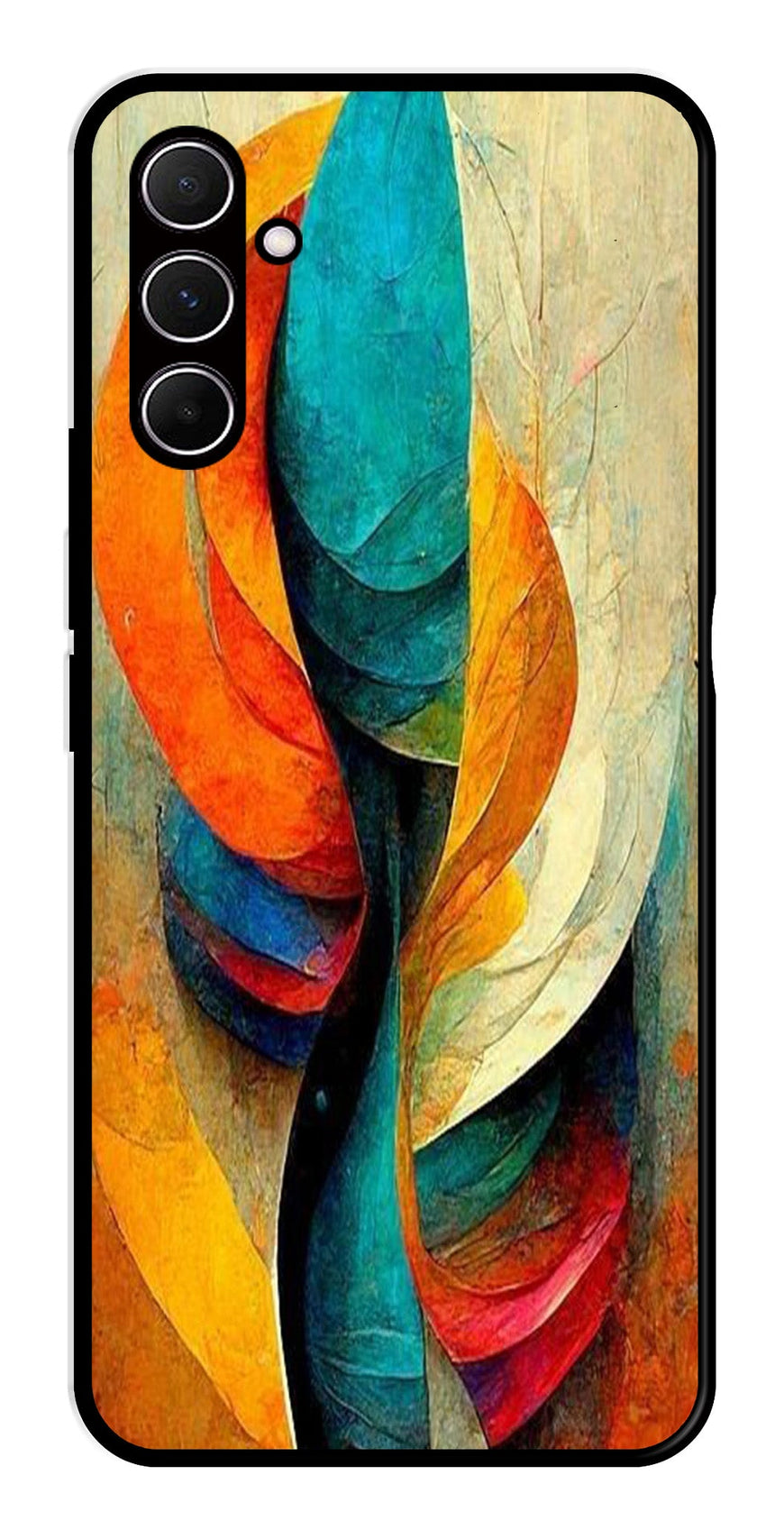 Modern Art Metal Mobile Case for Samsung Galaxy A35 5G   (Design No -11)