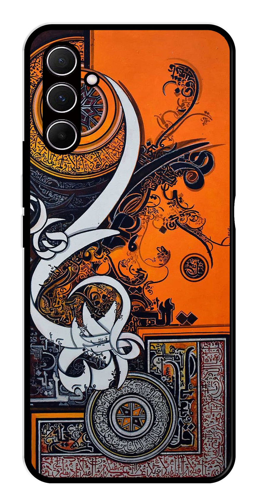 Qalander Art Metal Mobile Case for Samsung Galaxy A55 5G   (Design No -16)