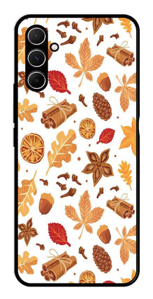 Autumn Leaf Metal Mobile Case for Samsung Galaxy A55 5G