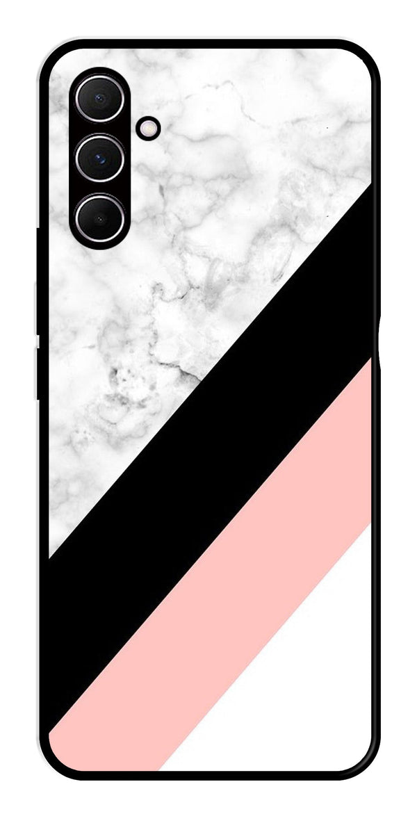 Marble Design Metal Mobile Case for Samsung Galaxy A35 5G   (Design No -24)