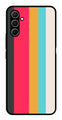 Muted Rainbow Metal Mobile Case for Samsung Galaxy A55 5G   (Design No -31)