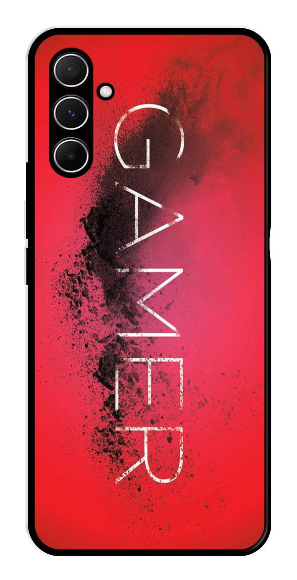 Gamer Pattern Metal Mobile Case for Samsung Galaxy A35 5G   (Design No -41)