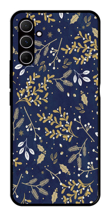 Floral Pattern  Metal Mobile Case for Samsung Galaxy A55 5G