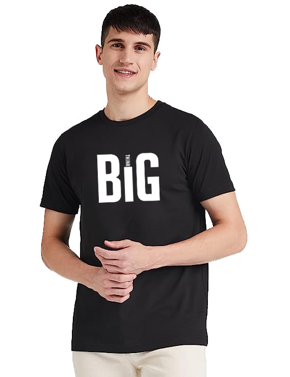 TheStyleO Cotton Half Sleeve Big Think Tees| T-Shirt