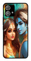 Lord Radha Krishna Metal Mobile Case for Moto Edge 40 5G   (Design No -01)