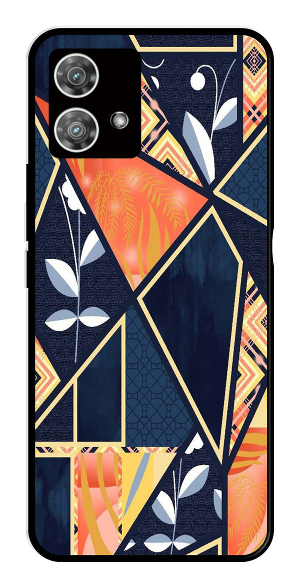 Marble Design Metal Mobile Case for Moto Edge 40 5G   (Design No -07)