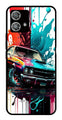 Vintage Car Metal Mobile Case for Moto Edge 40 5G   (Design No -29)