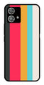 Muted Rainbow Metal Mobile Case for Moto Edge 40 5G   (Design No -31)
