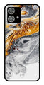 Marble Pattern Metal Mobile Case for Moto Edge 40 5G   (Design No -36)