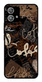 Coffee Pattern Metal Mobile Case for Moto Edge 40 5G   (Design No -37)