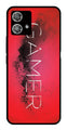 Gamer Pattern Metal Mobile Case for Moto Edge 40 5G   (Design No -41)