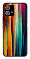 Modern Art Colorful Metal Mobile Case for Moto Edge 40 5G   (Design No -47)