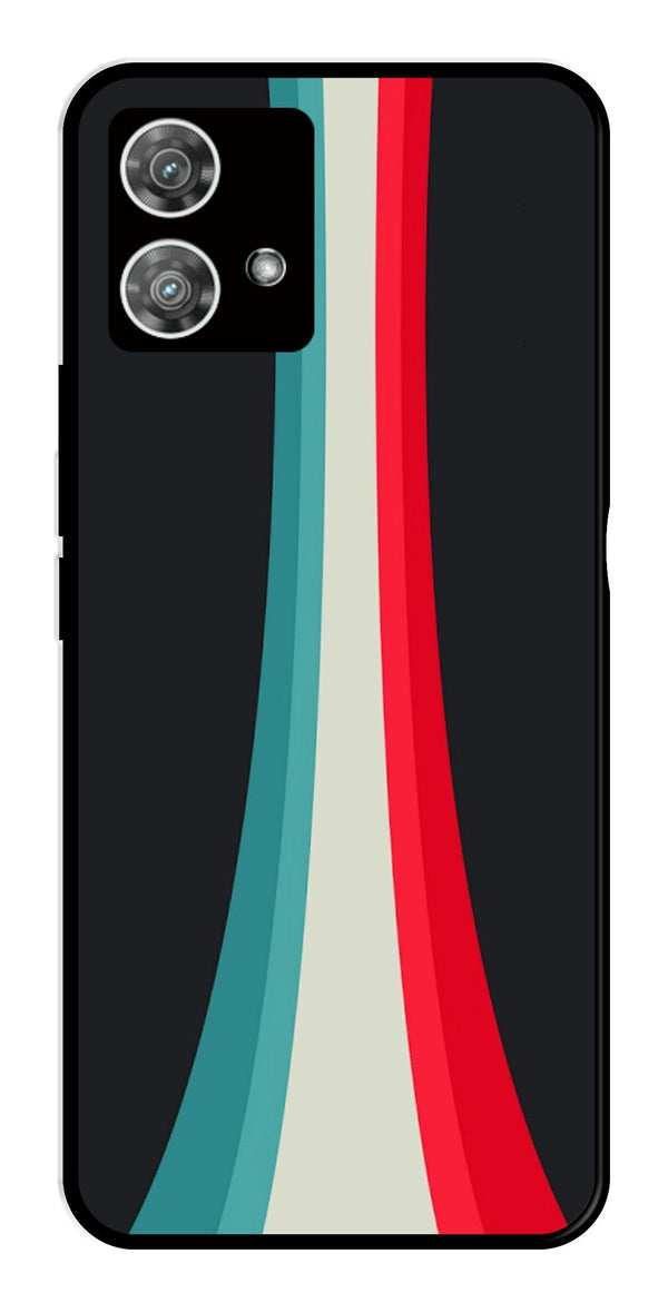 Modern Art Colorful Metal Mobile Case for Moto Edge 40 5G   (Design No -48)