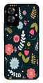 Floral Pattern2 Metal Mobile Case for Oppo F25 Pro 5G   (Design No -12)