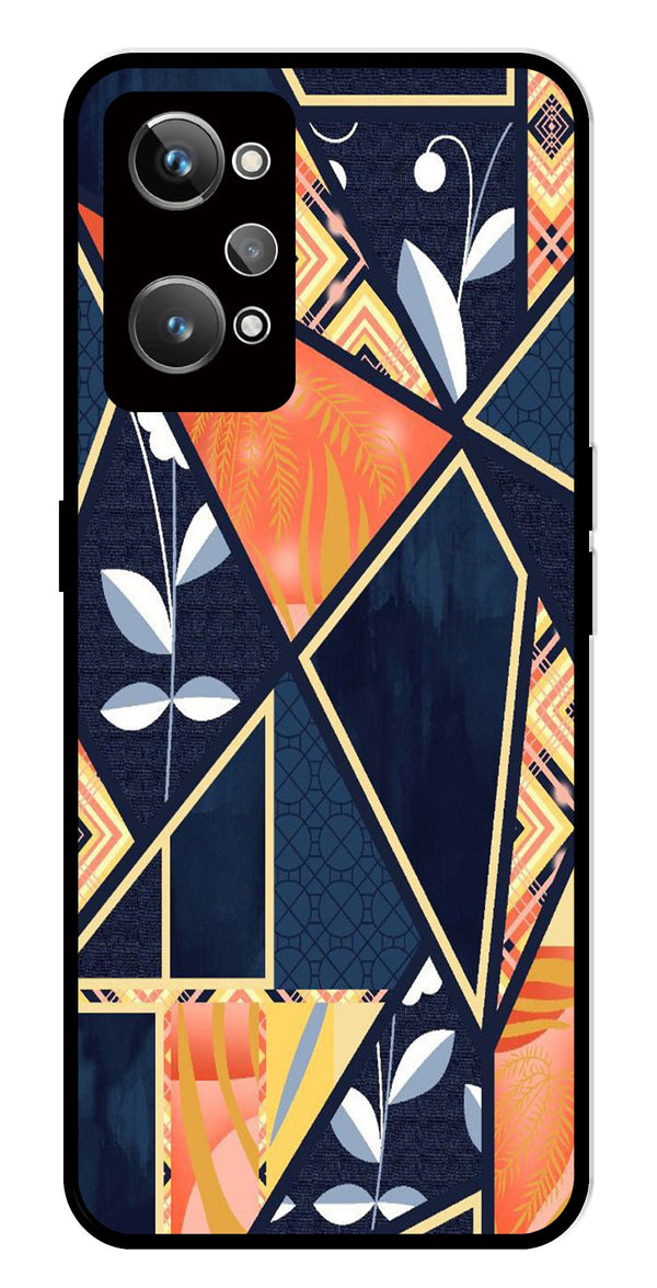 Marble Design Metal Mobile Case for Realme GT 2   (Design No -07)