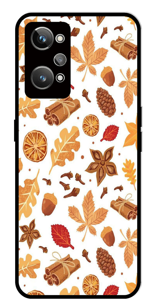 Autumn Leaf Metal Mobile Case for Realme GT 2   (Design No -19)
